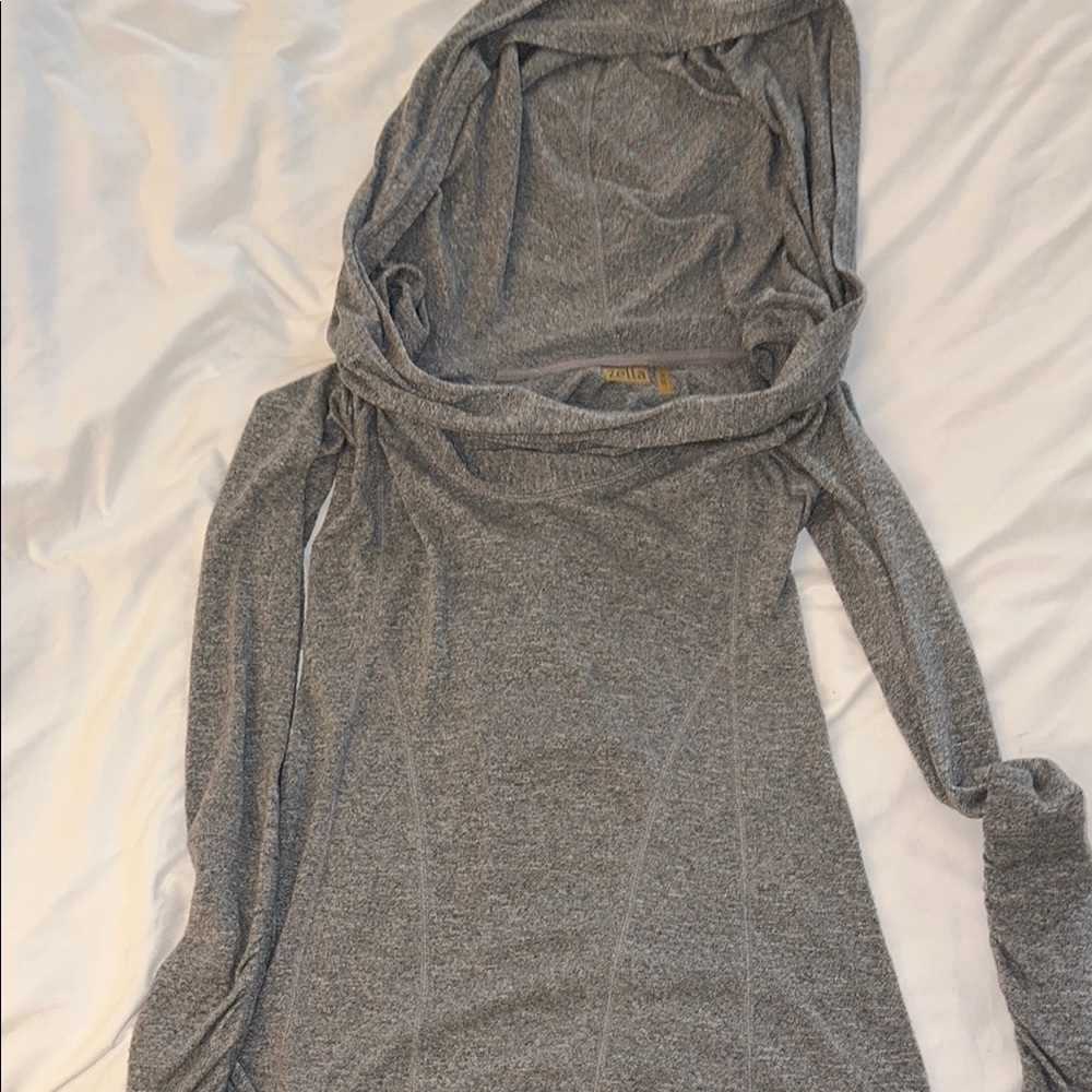 Gray Hooded Sweater